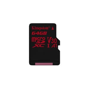 Kingston 64GB MICROSDHC Canvas React (SDCR/64GBSP) for $20