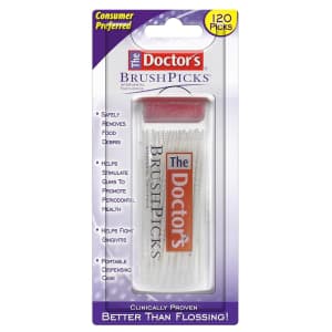 The Doctor's BrushPicks 120-Pack for $1.74 via Sub & Save
