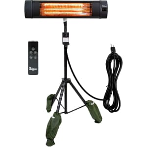 Dr Infrared Heater Carbon Infrared Patio Heater with Tripod for $190