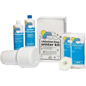 In The Swim Pool Closing Winterizing Chemical Kit for 15,000 Gallons. That's the best price we could find by $4.