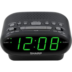 Sharp AM/FM Clock Radio for $19