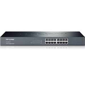 TP-LINK Network TL-SG1016 16-Port UNMANAGED GIGABIT RACKMOUNT Switch Retail(Renewed). for $70 TP-LINK Network TL-SG1016 16-Port UNMANAGED GIGABIT RACKMOUNT Switch Retail(Renewed). for $70