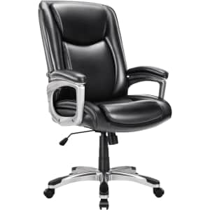 Zunmos Executive Ergonomic Office Chair w/ Lumbar Support for $86