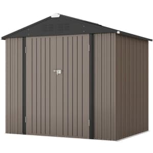 Patiowell 8x6-Foot Galvanized Steel Storage Shed for $300