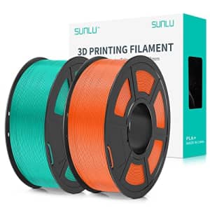 SUNLU 3D Printer Filament Bundle PLA Plus 1.75mm, Neatly Wound Filament 2KG, PLA+ Filament for Most for $33