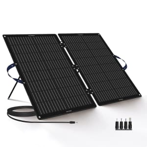 Eco-Worthy 100W Portable Solar Panel for $100