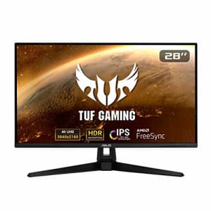 ASUS TUF Gaming VG289Q1A 28 HDR Monitor, 4K UHD (3840 x 2160), IPS, Adaptive-Sync/FreeSync, Eye for $229 ASUS TUF Gaming VG289Q1A 28 HDR Monitor, 4K UHD (3840 x 2160), IPS, Adaptive-Sync/FreeSync, Eye for $229