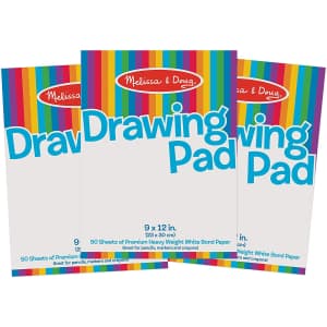 Melissa & Doug Drawing Paper Pad Bundle 3-Pack for $7 Melissa & Doug Drawing Paper Pad Bundle 3-Pack for $7