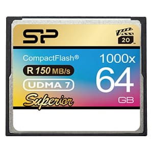Silicon Power 64GB Hi Speed 1000x Compact Flash Card (SP064GBCFC1K0V10) for $65