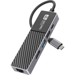 San Zang Master 5-in-1 USB-C Hub for $9
