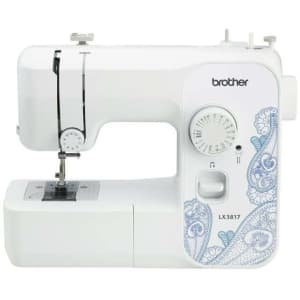 Brother 17-Stitch Portable Full-Size Sewing Machine for $76
