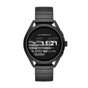 Emporio Armani Men's Smartwatch 3 Touchscreen Aluminum and Stainless Steel Smartwatch, Black-ART5020 for $285 Emporio Armani Men's Smartwatch 3 Touchscreen Aluminum and Stainless Steel Smartwatch, Black-ART5020 for $285