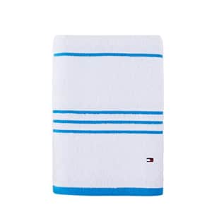 Tommy Hilfiger Modern American Stripe Bath Towel, 30 X 54 Inches, 100% Cotton 574 GSM for $16