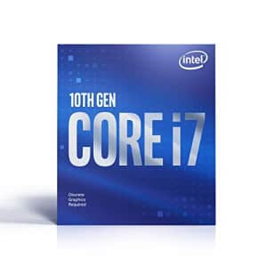 Intel Core i7-10700F Desktop Processor 8 Cores up to 4.8 GHz Without Processor Graphics LGA1200 for $199