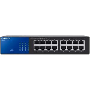 Linksys 16-Port Gigabit Switch for $108 Linksys 16-Port Gigabit Switch for $108