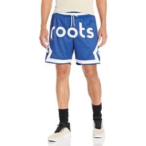 LRG Lifted Research Group Men's Shorts, Royal Blue/White, 4X for $54