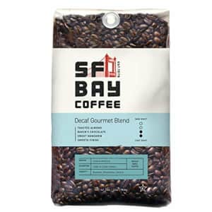 SF Bay Coffee DECAF Gourmet Blend Whole Bean 2LB (32 Ounce) Medium Roast Swiss Water Processed for $40