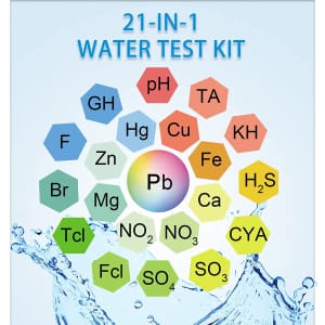 Hofun 21-in-1 Premium Water Testing Kit for $9