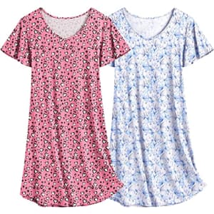 Women's Pajama Dress 2-Pack for $17 w/ Prime