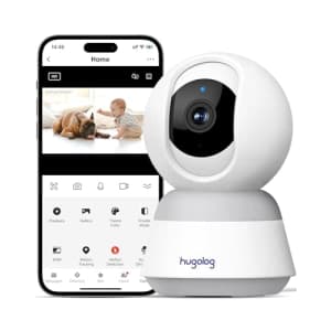 Hugolog 3K 5MP Indoor Security Camera for $15 w/ Prime