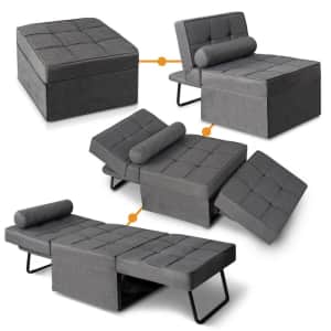 Good & Gracious Convertible Sleeper Chair / Ottoman for $244