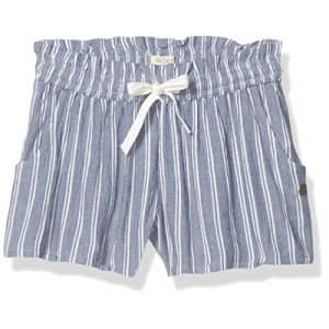 Roxy Girls' Little Sunny Road Beach Short, True Navy Birdy Stripes, 4 for $32 Roxy Girls' Little Sunny Road Beach Short, True Navy Birdy Stripes, 4 for $32
