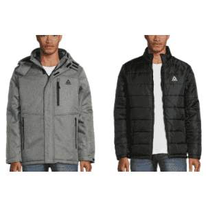 Reebok Men's 2-in-1 Systems Hooded Jacket (XL) for $30