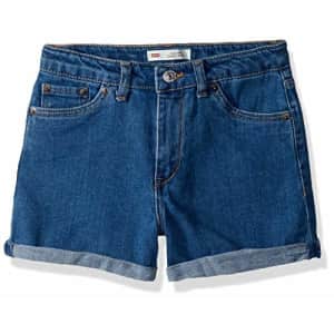 Levi's Girls' Big High Rise Denim Shorty Shorts, Richards, 8 for $24 Levi's Girls' Big High Rise Denim Shorty Shorts, Richards, 8 for $24