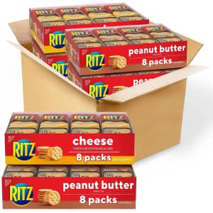Ritz 32-Count Peanut Butter and Cheese Sandwich Crackers Variety Pack for $13 via Sub & Save