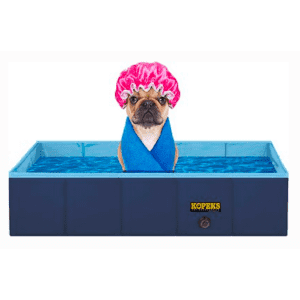 Kopeks Medium Outdoor Portable Rectangular Dog Swimming Pool for $50