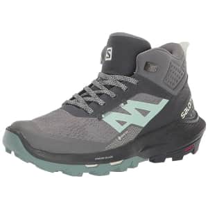 Salomon Outpulse Mid GTX for Women Hiking Shoe, Ebony, 11 for $80 Salomon Outpulse Mid GTX for Women Hiking Shoe, Ebony, 11 for $80