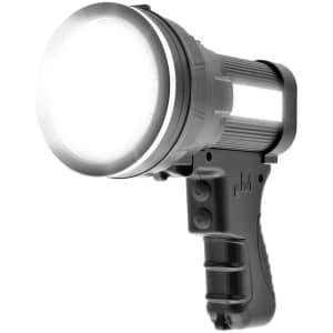 Lascoton 6,000-Lumens Rechargeable Spotlight for $22