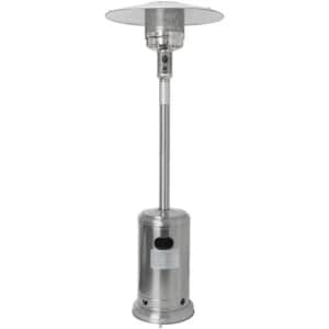 Hampton Bay 48K BTU Stainless Steel Patio Heater with Wheels for $99