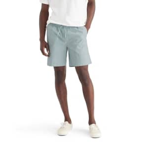 Dockers Men's Ultimate Straight Fit 7.5" Pull on Shorts with Supreme Flex, (New) Harbor Grey, Large for $25