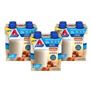 Atkins Energy Shake Creamy Caramel, with B Vitamins and Protein. Keto-Friendly and Gluten Free 4 for $30 Atkins Energy Shake Creamy Caramel, with B Vitamins and Protein. Keto-Friendly and Gluten Free 4 for $30