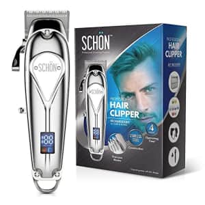 Schon Cordless Rechargeable Hair Clipper & Trimmer for $16