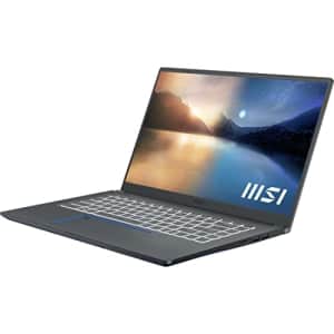 MSI Prestige 15 Thin and Performance Driven Laptop: 15.6" FHD 1080p, Intel Core i7-1195G7, NVIDIA for $2,384