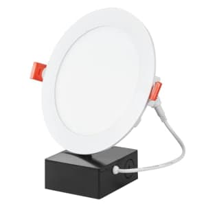 Vevor 6" Smart LED Recessed Ceiling Light 4-Pack for $18