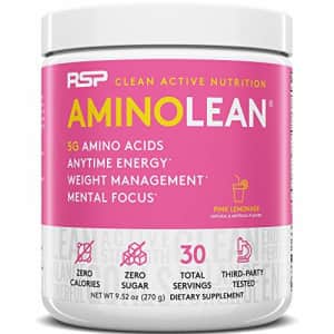 RSP AminoLean - All-in-One Pre Workout, Amino Energy, Weight Management Supplement with Amino for $28