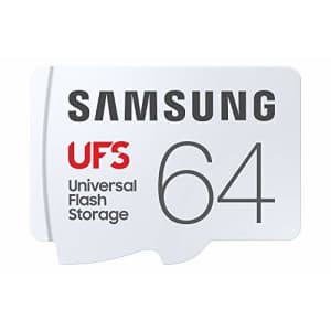 SAMSUNG UFS 64GB 500MB/s 4K UHD Universal Flash Storage (MB-FA64G) for $20 SAMSUNG UFS 64GB 500MB/s 4K UHD Universal Flash Storage (MB-FA64G) for $20