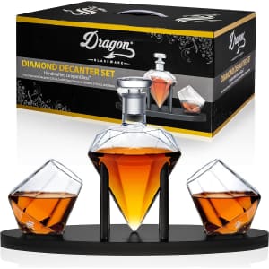 Dragon Glassware Decanter Set for $32