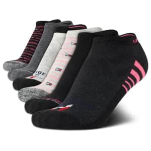 Tommy Hilfiger Women's Socks - Lightweight No Show Socks (6 Pack), Size 4-10, Grey Assorted for $13 Tommy Hilfiger Women's Socks - Lightweight No Show Socks (6 Pack), Size 4-10, Grey Assorted for $13