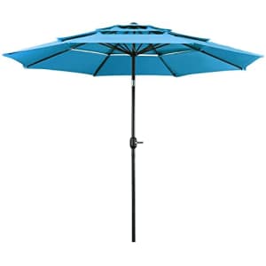 Yaheetech 3-Tier 10-Foot Vented Patio Umbrella for $55