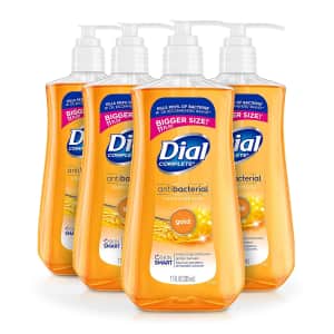 Dial 11-oz. Complete Antibacterial Liquid Hand Soap 4-Pack for $6.29 via Sub & Save