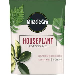 Miracle-Gro 4-Quart Houseplant Potting Mix for $14
