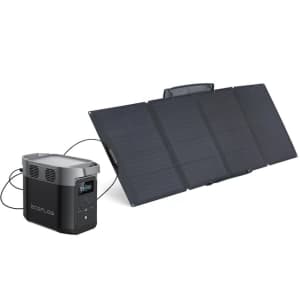 EcoFlow Delta 2 2,700W Peak Portable Power Station w/ Solar Panel for $1,199