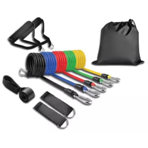 Body Glove 11-Piece Resistance Band Set for $10