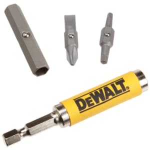 DEWALT Bit Set with 6-in-1 Flip and Switch Driver System, 4-Piece (DW2330) for $26 DEWALT Bit Set with 6-in-1 Flip and Switch Driver System, 4-Piece (DW2330) for $26