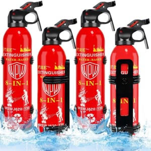 8-in-1 Fire Extinguisher 4-Pack for $30