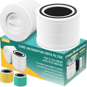 Levoit Core 300 Air Purifier Filter 2-Pack for $12